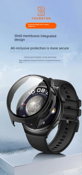 Huawei Watch 4 Pro (48mm) Mavi Kesimli Koruyucu Kılıf - 8