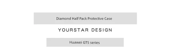 Huawei GT4 (41mm) Buzlu Yıldız Işığı Tek Sıra Elmas Saat Kılıfı - 7