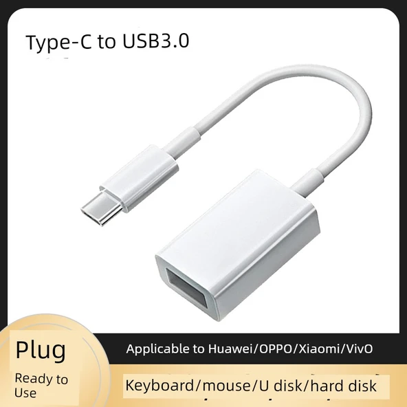 Type-C USB Adaptör - Tek Port U Disk/Klavye/Mouse Bağlantısı - 2