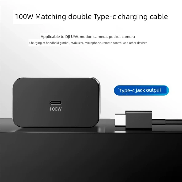 100W Type-C Şarj Kablosu - Çift C 1.5 Metre - 4