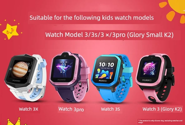 Huawei Akıllı Saat Kordon Tutucu - 20mm Silikon Halka - Mercan Pembesi - 2'li Paket - 5