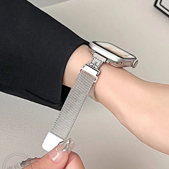 Vivo Watch 1 46mm Ayı Metal Manyetik Yıldız Işığı Kordon