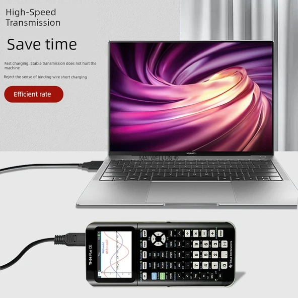 Sınav Hesap Makinesi USB Şarj Kablosu - 1M - Mini USB T-Port - 4