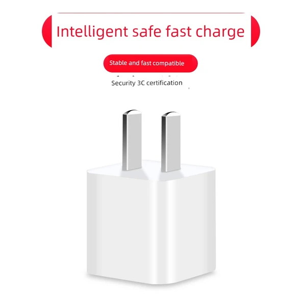 iPhone Şarj Aleti - 1m Data Kablosu + 12W Şarj Başlığı - 4