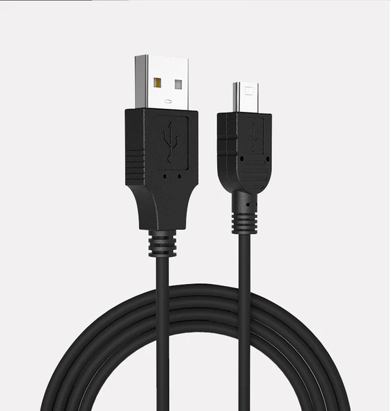 Sınav Hesap Makinesi USB Şarj Kablosu - 1M - Mini USB T-Port - 9