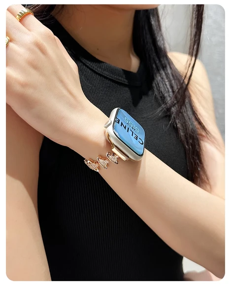 Xiaomi 8pro için Satürn Taçlı Rhinestone Bileklik - Yıldız Rengi - 9