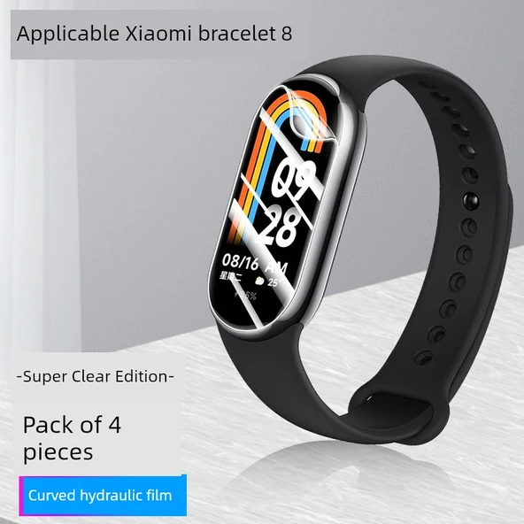 Xiaomi Mi Band 8/9 Ekran Koruyucu - [Hidrojel Film] 4 Adet
