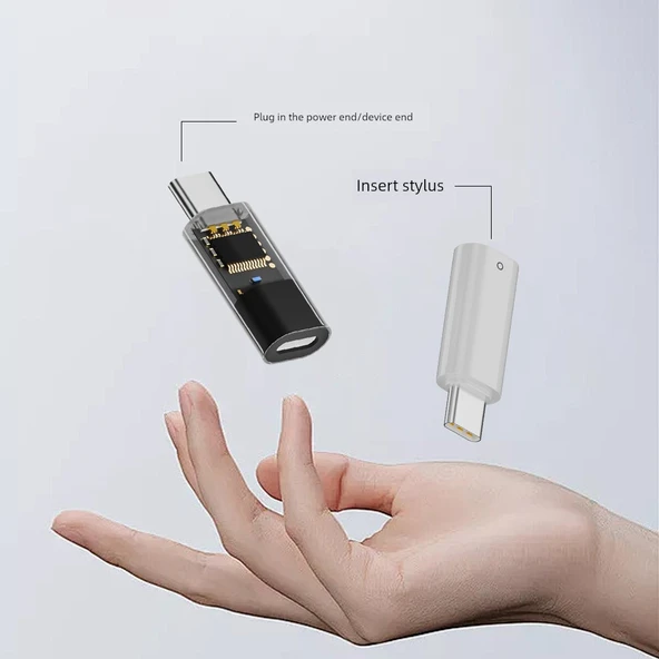 iPad Apple Pencil Adaptörü - Beyaz - iPad 10/11 için Şarj ve Bluetooth - 6