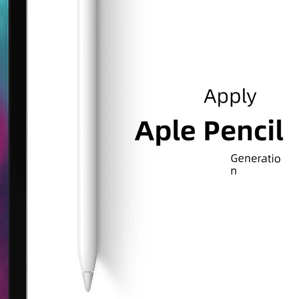 iPad Apple Pencil Adaptörü - Şeffaf - iPad 10/11 için Şarj ve Bluetooth - 4
