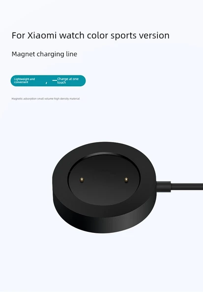 Xiaomi Watch Color Sports Sürüm Siyah Manyetik Şarj Kablosu - 11