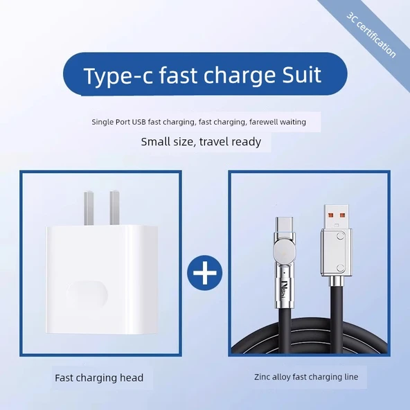 120W USB Type-C Data Kablosu 2m - Grafit Siyahı (Hızlı Şarj Seti)