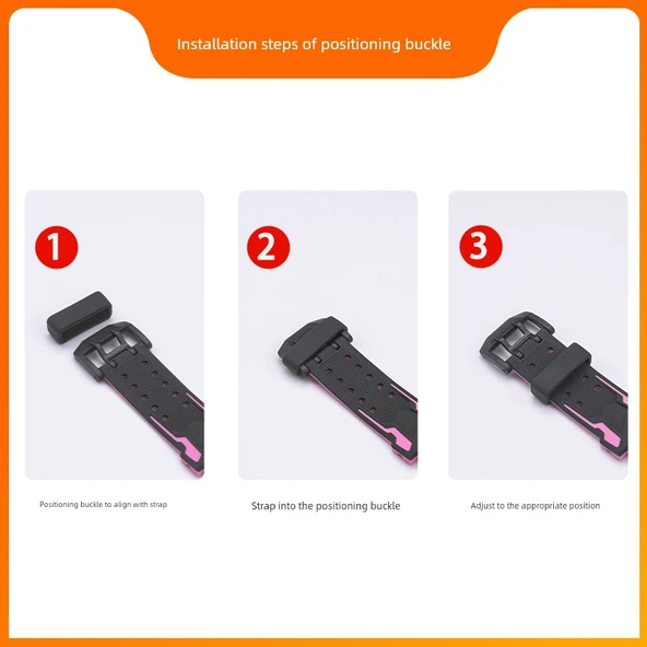 Akıllı Saat Kordon Halkası - Pembe [2] - Resim 3