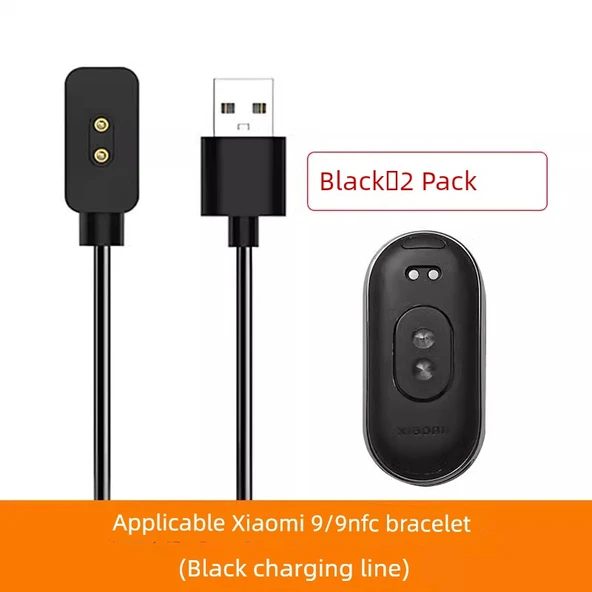 Xiaomi Bileklik 9/9nfc Şarj Kablosu - Siyah - 2 Adet