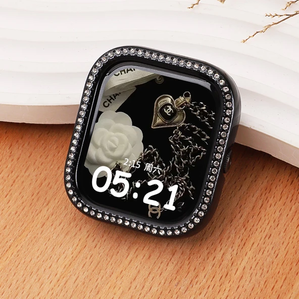 Redmi Watch 5 Siyah Elmas Desenli Koruyucu Kılıf
