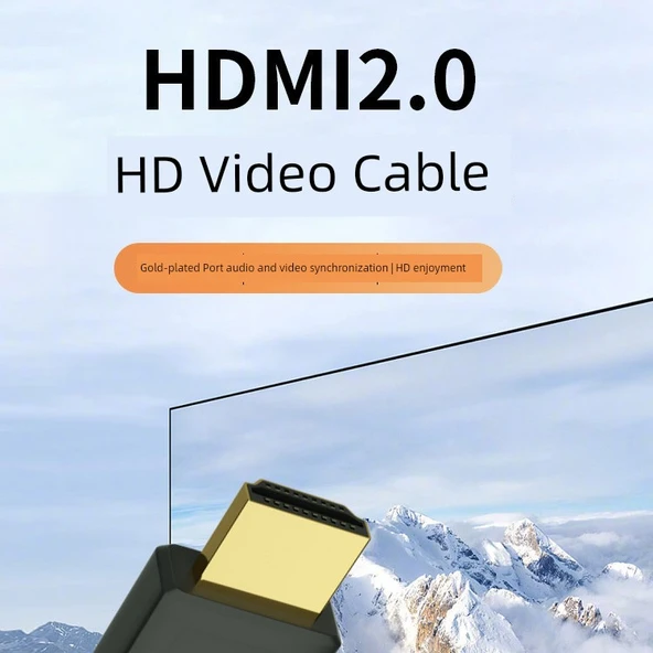 5 Metre HDMI Yüksek Çözünürlüklü Evrensel Bağlantı Kablosu - Bilgisayar Monitörü için 1.5m VGA Hat - 7