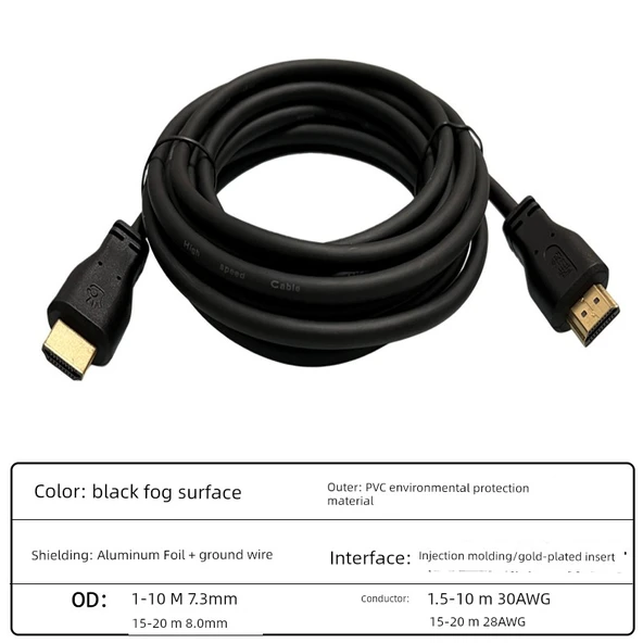 5 Metre HDMI Yüksek Çözünürlüklü Evrensel Bağlantı Kablosu - Bilgisayar Monitörü için 1.5m VGA Hat - 4