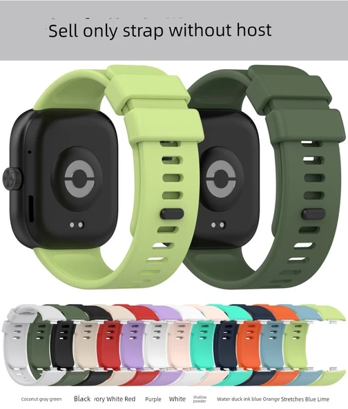 Xiaomi Bileklik 8 Pro Silikon Yedek Kordon - Gece Yarısı Mavisi - 8
