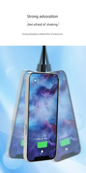Kısa Boyun Askılı Data Kablosu PD 65W Hızlı Şarj Type-C - Type-C Mavi - 9