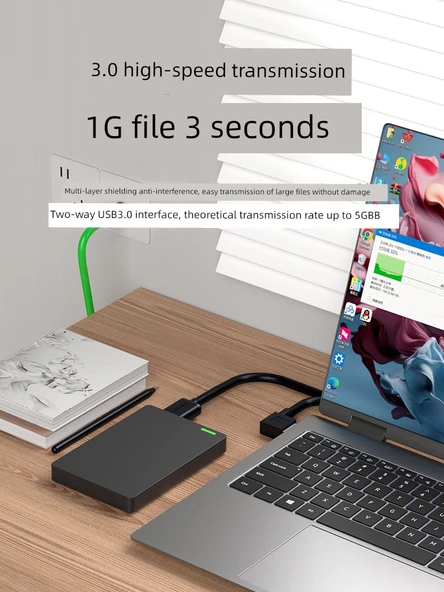 USB 3.0 Erkek - Erkek Kablo - 0.2 Metre - Düzden Sağa Dirsekli - 3