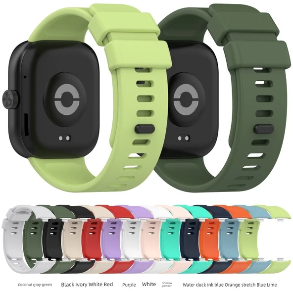 Xiaomi Bileklik 8 Pro Silikon Yedek Kordon - Gece Yarısı Mavisi - 3