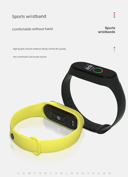 Xiaomi Mi Band 3/4/NFC Bileklik - Pembe - 9