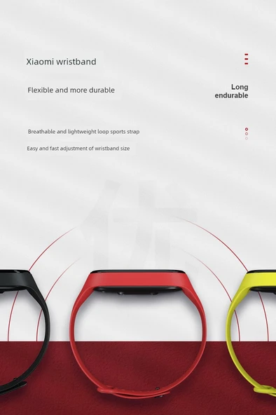 Xiaomi Mi Band 3/4/NFC Bileklik - Pembe - 7