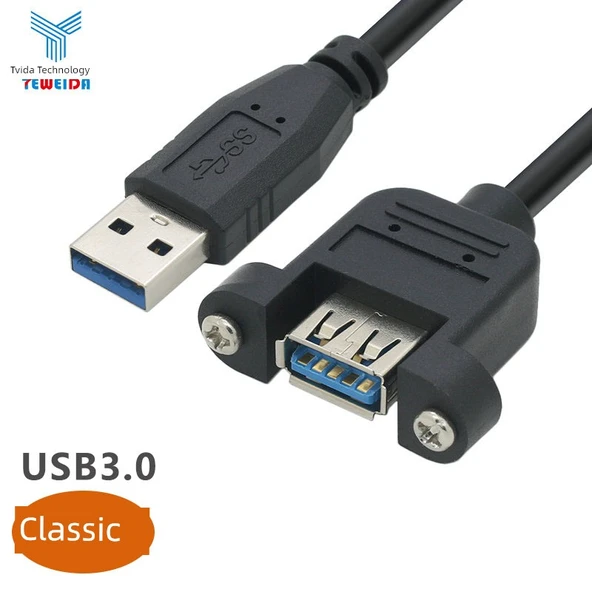 USB 3.0 Uzatma Kablosu - 0.6 Metre - Klasik
