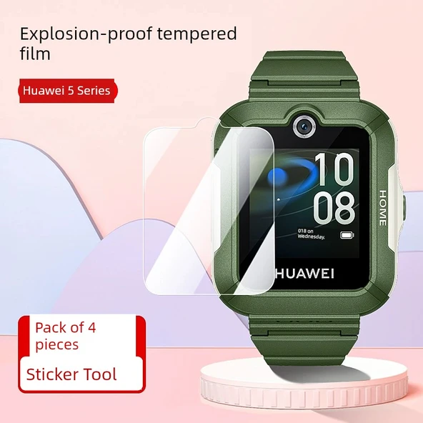 Huawei 5/5 Vital Edition HD Temperli Cam Ekran Koruyucu - 4 Adet