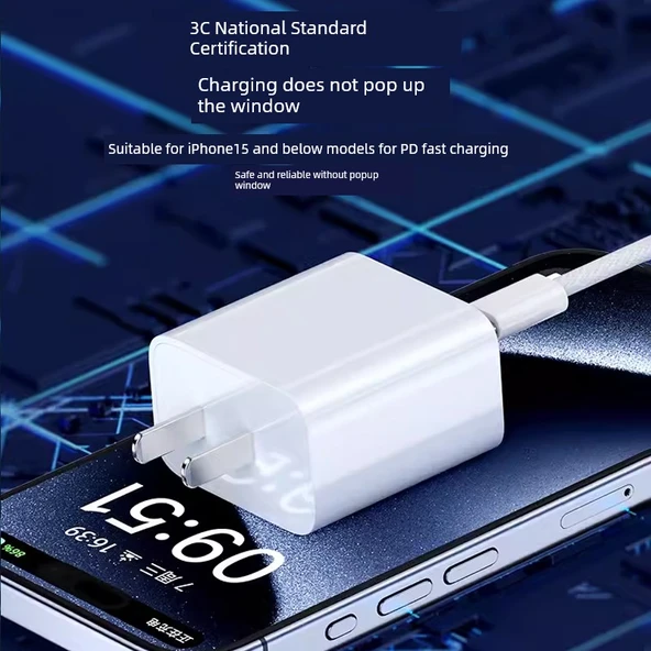 Apple 15 Serisi 1.5m Çift C Örgülü Kablo - 1 Alana 1 Bedava - 5