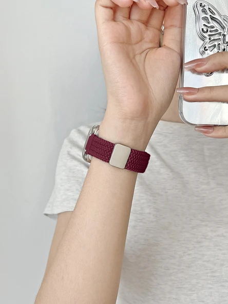 Mi Band 9pro Örme Manyetik Kordon - Nane Mavisi-1 - 6