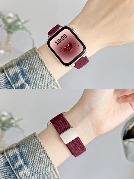 Mi Band 8pro Örme Manyetik Kordon - Yıldız Parıltısı-3 - 3