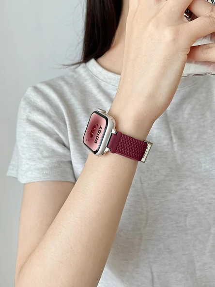 Mi Band 9pro Örme Manyetik Kordon - Nane Mavisi-1 - 11
