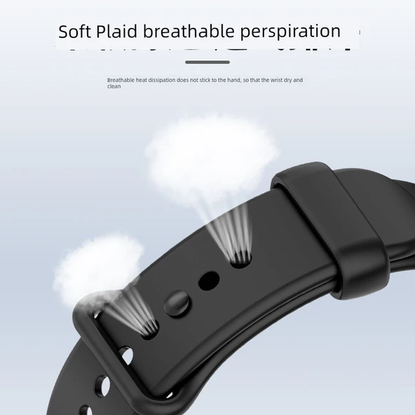 Xiaomi Bracelet 8Pro Turuncu Silikon Kordon - 5