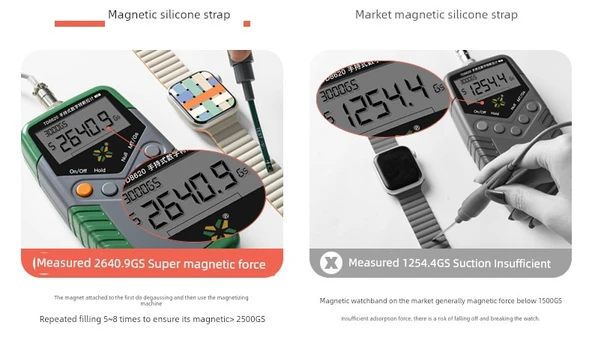 Samsung Fit3 Çikolata/Koyu Manyetik Silikon Kordon (Siyah Konnektör) - 9