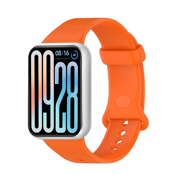 Xiaomi Bracelet 8Pro Turuncu Silikon Kordon