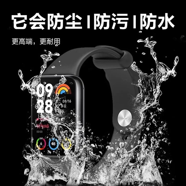 Xiaomi Bracelet 8Pro Turuncu Silikon Kordon - 9