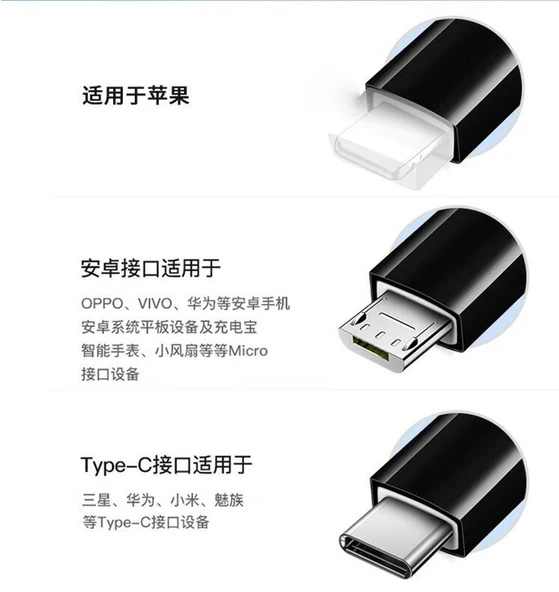 3'ü 1 Arada Çoklu Hızlı Şarj Data Kablosu - Sedefli 2'li-3'lü Süper Hızlı Şarj (Rose Gold) - Resim 10