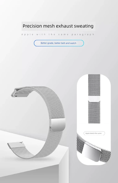 Xiaomi Watch S4 Siyah Paslanmaz Çelik Kordon - 11