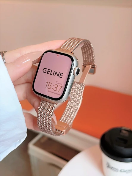 Redmi Watch 2 Altın Metal Mıknatıslı Akıllı Saat Kordonu