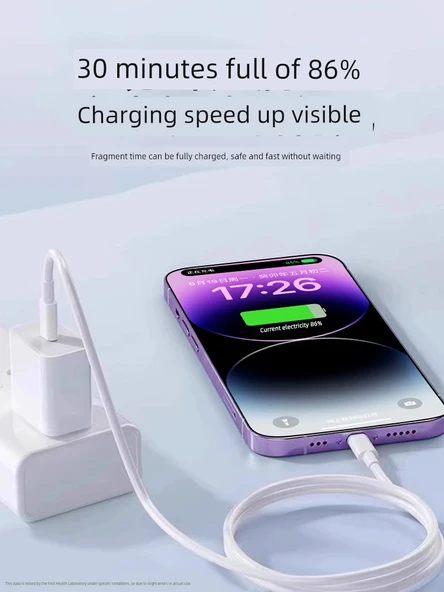 USB Lightning Hızlı Şarj Kablosu - iPhone 6-14 Serisi 1.0m (BOGO) - Resim 9