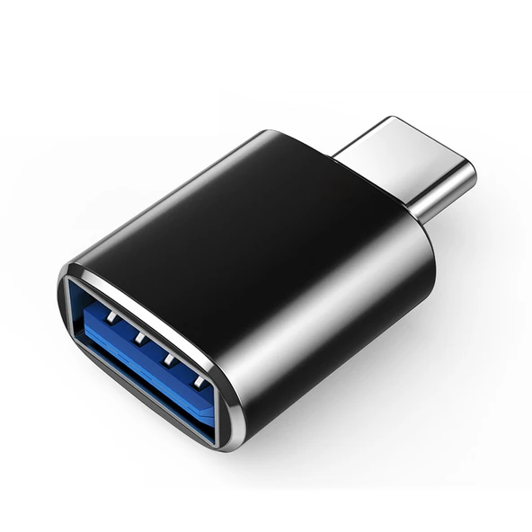 USB - Type-C Adaptör - Siyah Type-C - USB (U disk/fare/klavye için)