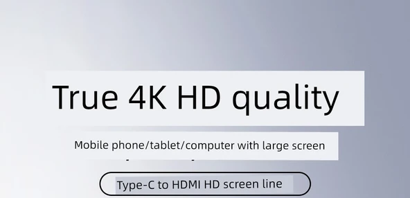 HDMI - Android Görüntü Aktarım Kablosu - 2K 60Hz/1080P 120Hz - 1.8 Metre - 4