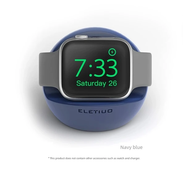 Apple Watch Şarj Standı - Lacivert - Silikon