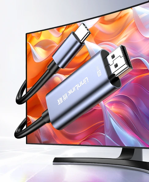 HDMI - Android Görüntü Aktarım Kablosu - 2K 60Hz/1080P 120Hz - 1.8 Metre - 5