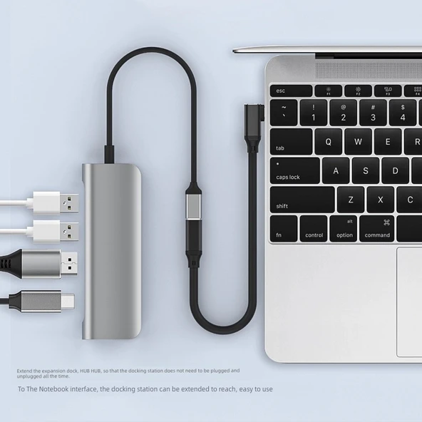 Type-C Erkek - Dişi 90 Derece Dirsek USB 3.1/3.2 Gen2 Data Kablosu 100W - 3m Düz Fiş - 4