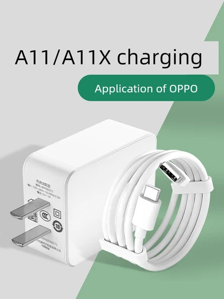 Oppo A11/A11X 10W Şarj Aleti - İki Adet 1m Kablolu - 2