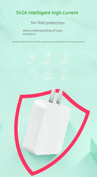 Oppo A11/A11X 10W Şarj Aleti - İki Adet 1m Kablolu - 7