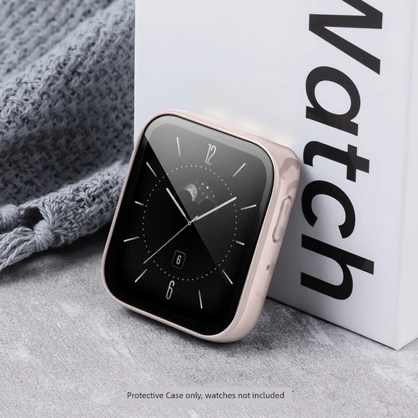 Oppo Watch 3 Nesil PC Kılıf Temperli Film - Sakura Pembesi