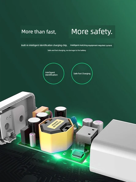 Oppo A11/A11X 10W Şarj Aleti - İki Adet 1m Kablolu - 4