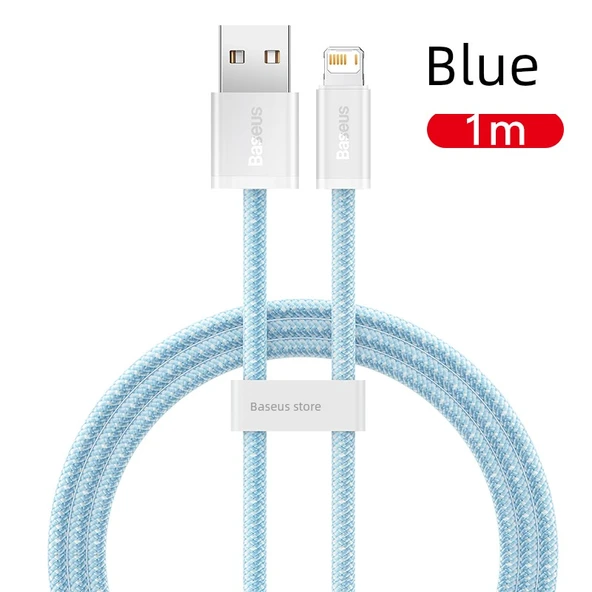 USB Lightning Kablosu - Mavi - 1 Metre